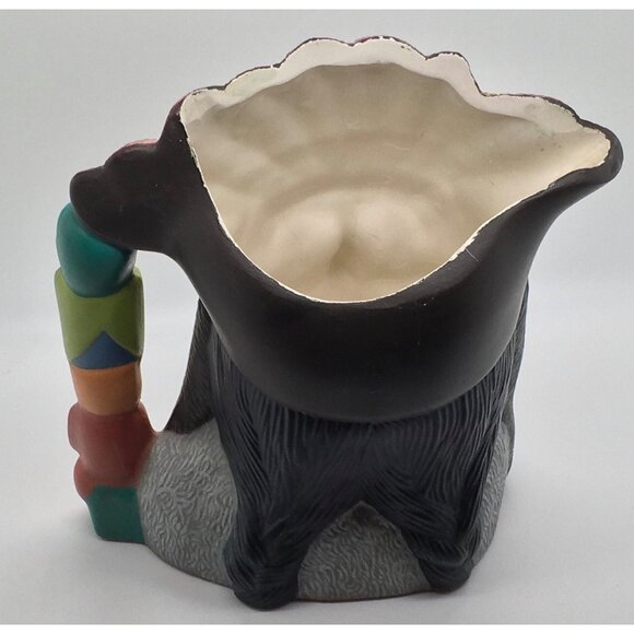 Toby Jug Mug Native American Indian Chief Headdress Totem Pole Handle Ceramic - Picture 3 of 5